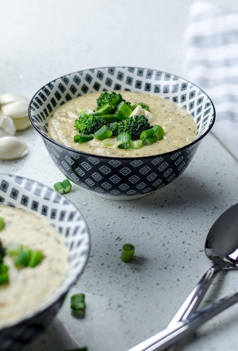 broccoli and blue cheese soup
